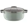 WMF Fusiontec Mineral Pro, Bratentopf mit Decke, 20 cm, Eucalyptus Haz...