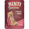 10x100g RINTI Gold pur poulet, boeuf nourriture humide pour chien