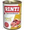 6x400g RINTI Kennerfleisch, dinde - Pâtée pour chien