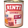 RINTI Sensible 6 x 800 g pour chien - boeuf, patates douces