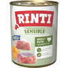 RINTI Sensible 6 x 800 g pour chien - dinde, carottes