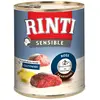 RINTI Sensible 6 x 800 g pour chien - cheval, foie de poulet, pommes de terre