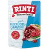 10x400g Sachets RINTI coeurs de volaille nourriture humide pour chien