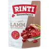 10x400g Sachets RINTI agneau nourriture humide pour chien