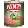 RINTI Viande Pure Exclusive 6 x 800 g pour chien - pure dinde