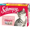 Lot mixte Schmusy Ragout en sauce pour chat - 12 x 100 g