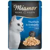 6x100g Miamor Filets fins en gelée thon, gelée de crabe - Pâtée pour c...