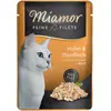 6x100g Miamor Filets fins en gelée poulet, thon - Pâtée pour chat
