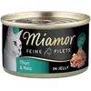1x100g Miamor Filets Fins thon blanc, riz en gelée - Pâtée pour chat