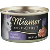 24x100g Filets Fins Thon Skipjack En Gelée Miamor - Pâtée Pour Chat
