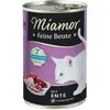 12 x 400g canard Miamor Proies fines nourriture humide pour chats