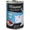 12 x 400g saumon Miamor Proies fines nourriture humide pour chats