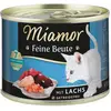 12 x 185g saumon Miamor Proies fines nourriture humide pour chats