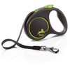 flexi 4000498033920 Laisse rétractable Noir/vert Taille S