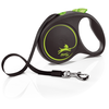 Laisse Black Design L Tape 5m black/ green Flexi FU32T5-251-S-CG