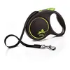 Laisse Black Design M Tape 5m Black/ Green Flexi Fu22t5-251-S-Cg