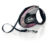 flexi Glam Composition Laisse rétractable avec cristaux Swarovski Noir...