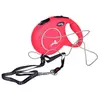 Flexi New Classic - Hondenriem - Koord - Rood - M - 8 m - (<20 kg)