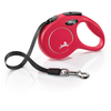 flexi Classic Laisse à sangle rouge, 3m Gr. XS : jusqu'à 12kg de chien