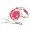 Laisse - FLEXI - New Comfort M Tape - 5 m - Rouge - Pour chiens jusqu'à 25 kg