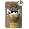 Happy Cat Bio 6 x 85 g pour chat - poulet, dinde bio