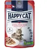 12x85g Meat en sauce boeuf des Préalpes Happy Cat - Pâtée pour chat