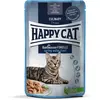 12x85g Meat en sauce truite d'eau de source Happy Cat - Pâtée pour chat