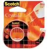Scotch - ruban adhésif crystal clear 600, 12mm x 10m sur dévidoir 1122...