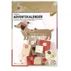 folia 9382   Kit de calendrier de l'Avent « Sausage Dog », 54 pièces, kit de bricolage pour créer un calendrier de l'Avent individuel pour les amateurs de chiens