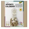 folia Kit pour calendrier de l'Avent MACRAME, 55 pièces