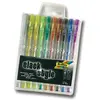 folia Stylo gel GLITTER, couleurs assorties, étui de 10