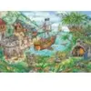 Dans la baie aux pirates - avec add on (drapeau pirate) - 100 pcs