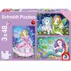 Puzzle Schmidt - La Fée et la Sirène, 3x48 pièces