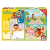 Schmidt Spiele Sachen machen, 3x24 Teile: Kinderpuzzle Sesamstraße