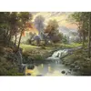 Puzzle Schmidt - Thomas Kinkade : Cabane dans la montagne, 1000 pièces