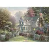 SCHMIDT Puzzle 500 pièces - Thomas Kinkade : Victoria Garden II, boîte en métal