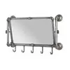 Haku Möbel Haku Moebel Garde-robe murale Acier/Miroir Anthracite 16 x 75 x 45 cm - 13815