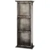 HAKU Möbel étagère murale anthracite, MDF - Dim.: L 35 cm x H 95 cm x P 18 cm, Style: Industrial
