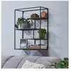 HAKU ENJOY YOUR HOME APPRECIEZ VOTRE INTERIEUR Étagère Murale 3 Niveaux Inaya 60cm Noir - Paris Prix - Contemporain - Design - Laqué