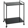 HAKU ENJOY YOUR HOME APPRECIEZ VOTRE INTERIEUR Desserte de Cuisine Design "Monano" 69cm Noir