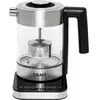 Graef WK350 waterkoker 1 l 2000 W Zwart, Roestvrijstaal, Transparant