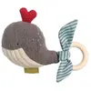 Sigikid - Hochet avec anneau en bois - Baleine - à partir de 3 mois