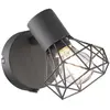 Fischer & Honsel 32470 Spot mural 1 ampoule E14 max. 40 W Gris mat/chr...