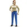 Bruder Figurines Personnages - 60408 Figurine Femme Chatain