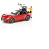 Bruder 03485 Roadster sportauto met wielrenner - Bruder 3485 - Bruder 03485