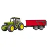 Bruder 02057 John Deere met rode kiepaanhanger - Bruder 2057 - Bruder 02057