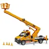Bruder MB Sprinter avec plateforme de travail et module son + lumière
