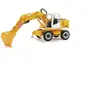 BRUDER - Pelleteuse 'liebherr' sur roues.