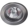 Heitronic 23550 E, Plafonnier, Acier Inoxydable, 50 W, Gu5.3, Argent, 0,5 Cm