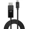 LINDY Câble Adaptateur USB Type C vers DisplayPort 1.4 avec HDR, 2m